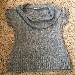 Grey cowl neck sweater